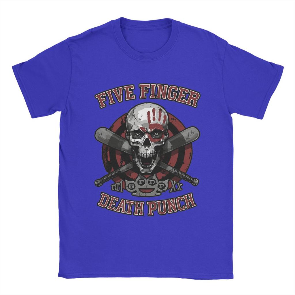 Five Finger Death Punch 5FDP T Shirt Men Pure Cotton Novelty T-Shirts O Neck Tee Shirt Short Sleeve Tops Gift Idea