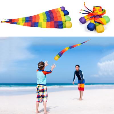 Мяч с радужным хвостом, экологически чистый тканевый мешок с песком, метеорный шар, безопасный хвост, мягкий мяч, детский сад, школа, сенсорная тренировка, детская игрушка