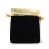 5-10 шт./лот Бархатные мешочки для украшений на завязках с золотистой отделкой Мешочек для хранения браслетов, ожерелий Упаковочный мешок для подарков на Рождественскую вечеринку DIY