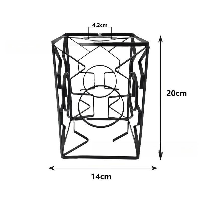 Ретро DIY Железный абажур Защитный кожух для лампы Железный колокол Защита для лампочки E27 Потолочный подвесной светильник Чехол Металлическая проволочная клетка Индустриальный стиль