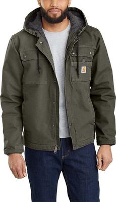 Демисезонная куртка Carhartt Washed Duck Bertlett Jacket moss
