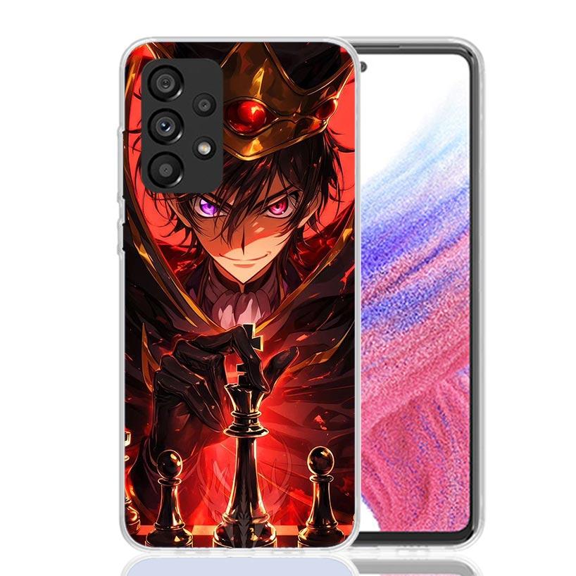 Чехол для телефона с аниме Code Geass для Samsung Galaxy A52 A32 A22 A12 A02S A50S A30S A51 A31 AA71 Note 20 Ultra 10 S10 Plus Galaxy A52