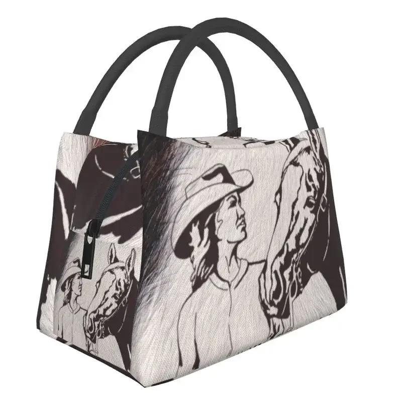 Коровья кожа 3D печать многоразовый ланч-бокс женский водонепроницаемый меховая текстура термохолодильник еда изолированный ланч-бокс