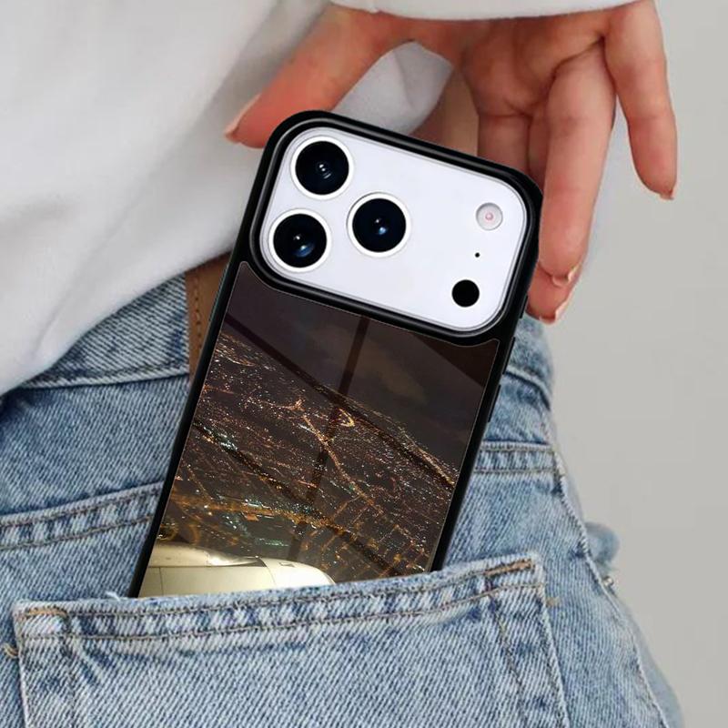 Airplane Travel Phone Case for iPhone 16e 15 14 13 12 17 Pro Max Plus Air 17pro Cover Coque