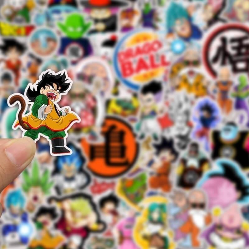 Аниме Dragon Ball граффити наклейки ПВХ водонепроницаемые наклейки багаж ноутбук наклейки