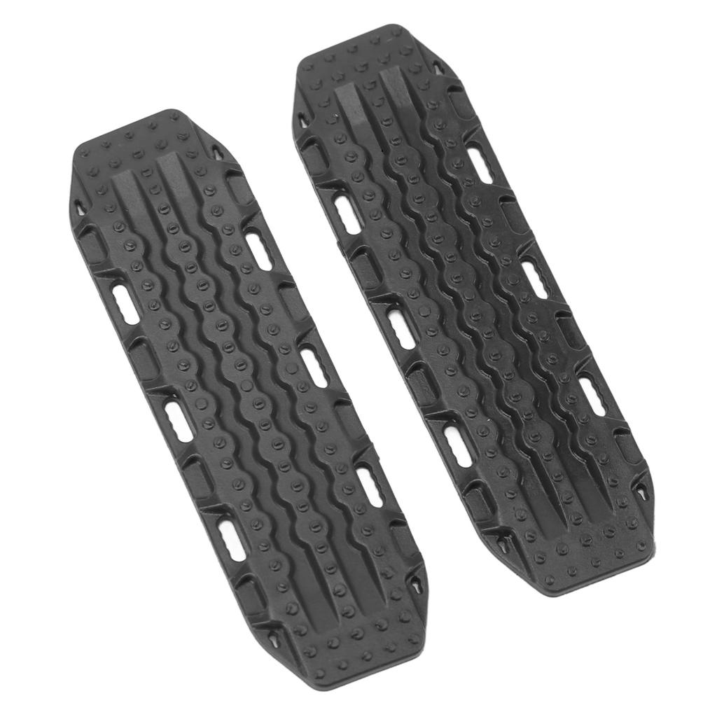 1 Pair Simulation Escape Board Plastic Sand Ladder Non Slip Escape Plate for 1 18 1 24 Scale RC Car Black