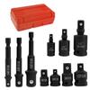 10Pcs/Set Universal Drive Socket Sleeve 12 Point Impact  Socket  Adapter Set  Automotive Servic