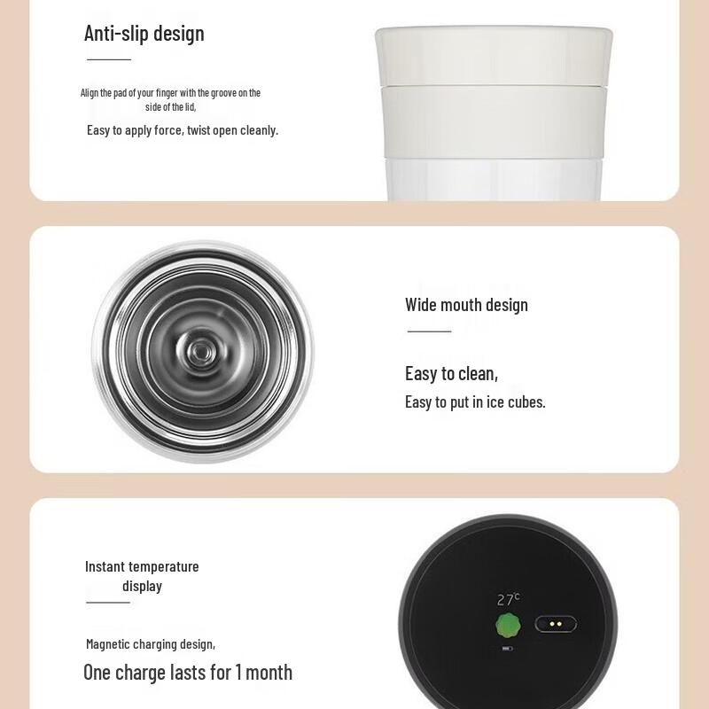 Thermos TCDB-500 Smart Temperature Display Stainless Steel Mug