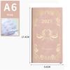 2027 Portable A6 Daily Planner 365 Day Time Schedule Management Calendar Diary Notebook for Office Travel Use