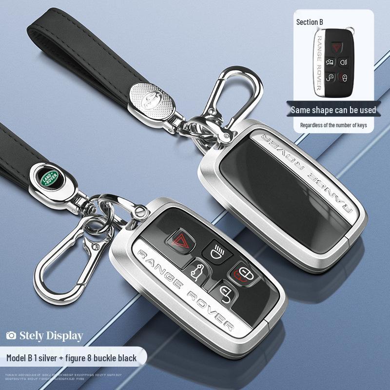 Чехол для ключа Land Rover: Алюминиевый корпус для Range Rover Sport, Velar, Evoque, Discovery, Freelander.