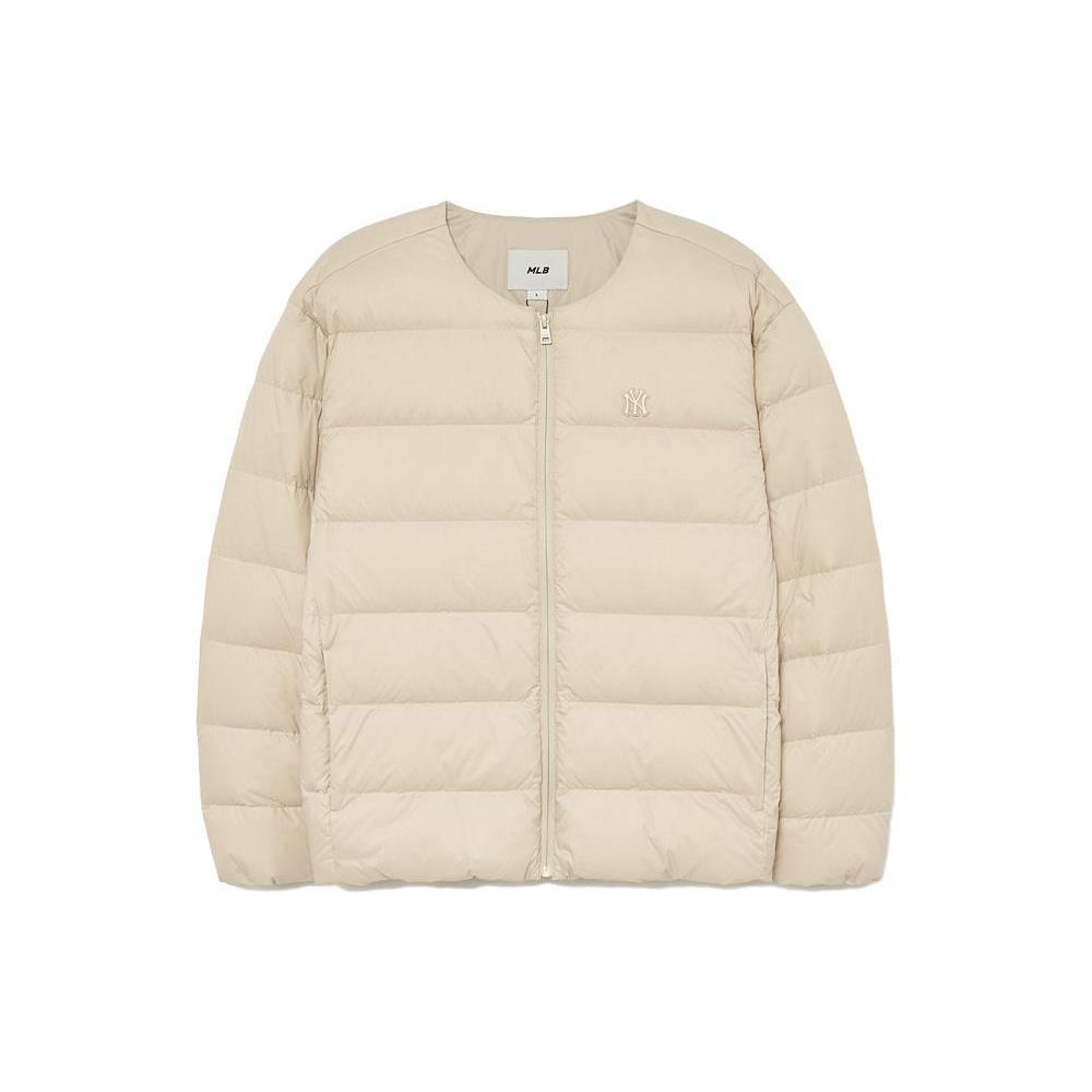MLB Down Jackets Unisex Apricot Collarless Moderate 3ADJB1536-50SAM