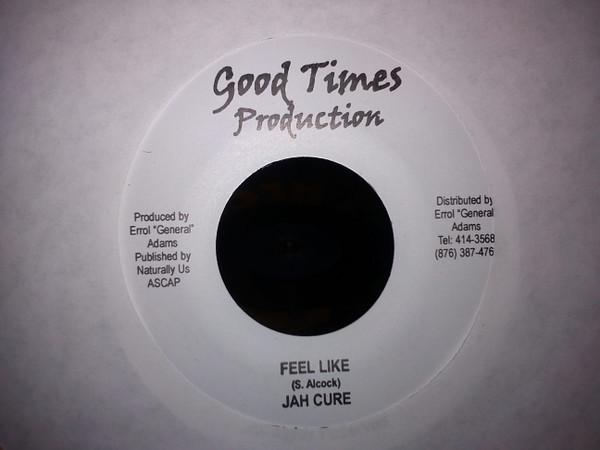 7-дюймовая пластинка JAH CURE - Feel Like NONE Good Times Prod Ямайка Регги, Ска и Даб Б/у