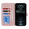 For iPhone 13 Pro Max/12 Pro Max Stand Case Shockproof Leather Wallet Phone Cover
