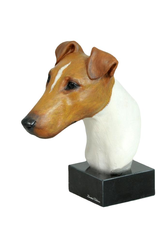 Fox Terrier Wire - Painted Figurine, Statue, Figure, Made by the Artist, Brand Art-Dog