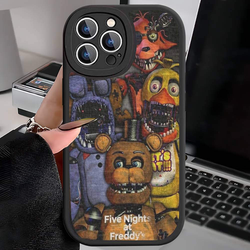 Кожаный чехол для телефона F-FNAF Five-nights-At-Freddys для iPhone 15 14 13 Pro Max 12 11 16 Plus Чехол для телефона