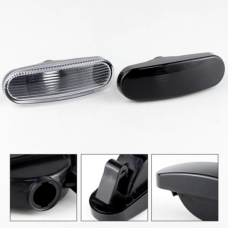 Side Marker Turn Signal Light Housing Cover Lens For Peugeot Bipper Citroen Nemo 2008-2019 Lancia Musa 2005-2012 Car Accessories