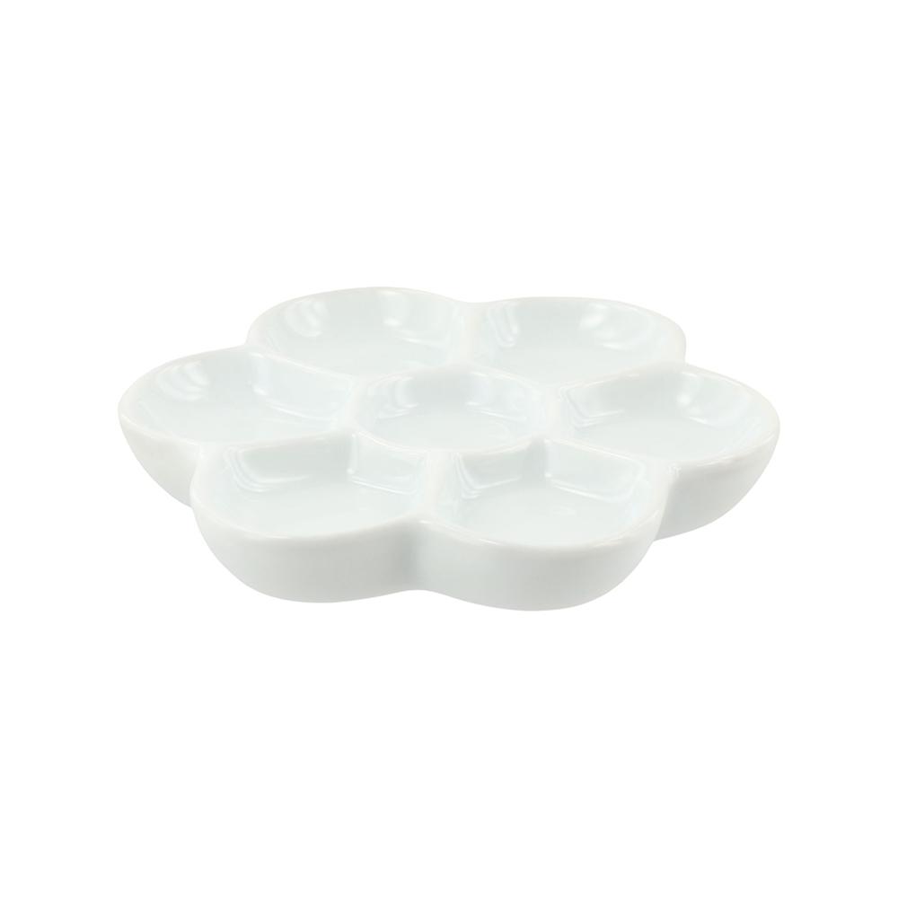 6/7 сетка фарфоровая палитра керамическая тарелка для краски цветущая слива палитра лоток для художника