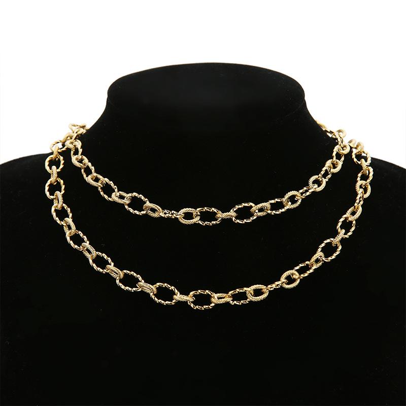 7мм Цепочка из нержавеющей стали витого плетения «Крест» - Золотой аксессуар для ожерелья и браслета для DIY в европейском/американском стиле