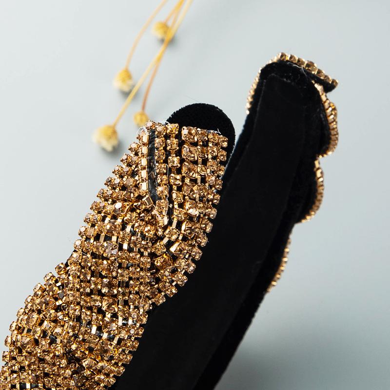 Женская великолепная повязка на голову со стразами, большая серия, шампунь для волос, байковый обруч для волос Grotto