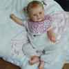 Big Size 60cm Cloth Body Reborn Doll Maddie 50cm Full Vinyl Body Newborn Doll Handmade Exquisite Color Painted 3D Skin Simulation Baby Dolls for Kids