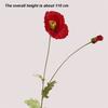 Декор для дома и сада, гигантский цветок мака, шелковый + пластиковый фон, настенный искусственный цветок