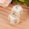 Food Decision Dice Toy - 2Pcs, Anniversary Date Night Gifts for Couples, Wooden, 12 Food Pattern, Creative Christmas Birthday Gifts for Husband Wife