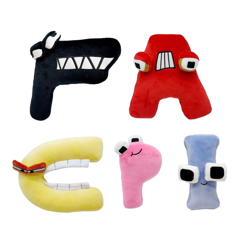 Colorful Alphabet Lore Letter A Plush Doll Educational Toys Xmas Home Decor Gift