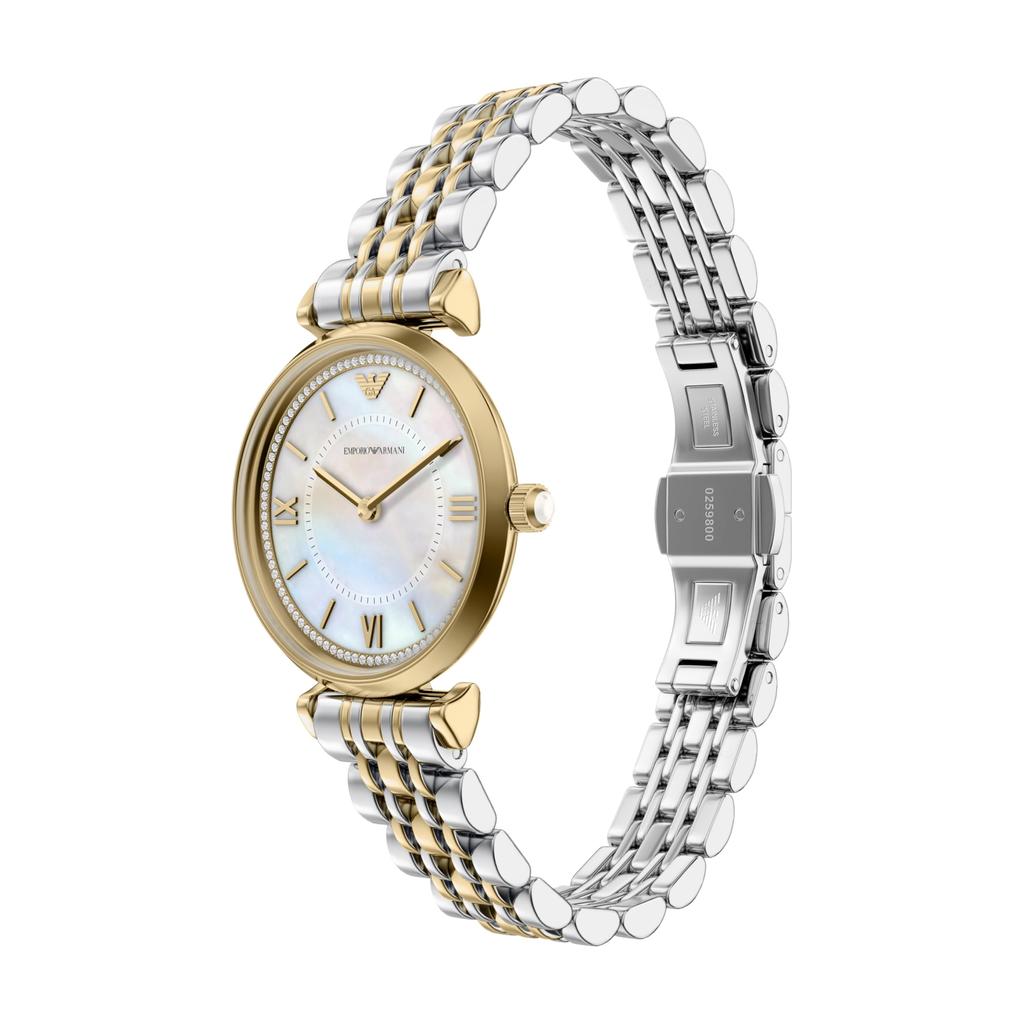 Женские аналоговые часы Emporio Armani из нержавеющей стали AR80086SET