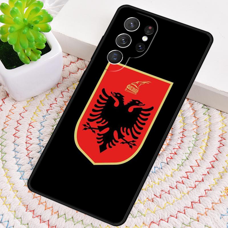 Чехол для телефона с флагом Албании для Samsung Galaxy note 10 pro S26 Ultra S23 S24 FE S25 S21 S22 PLUS ударопрочный