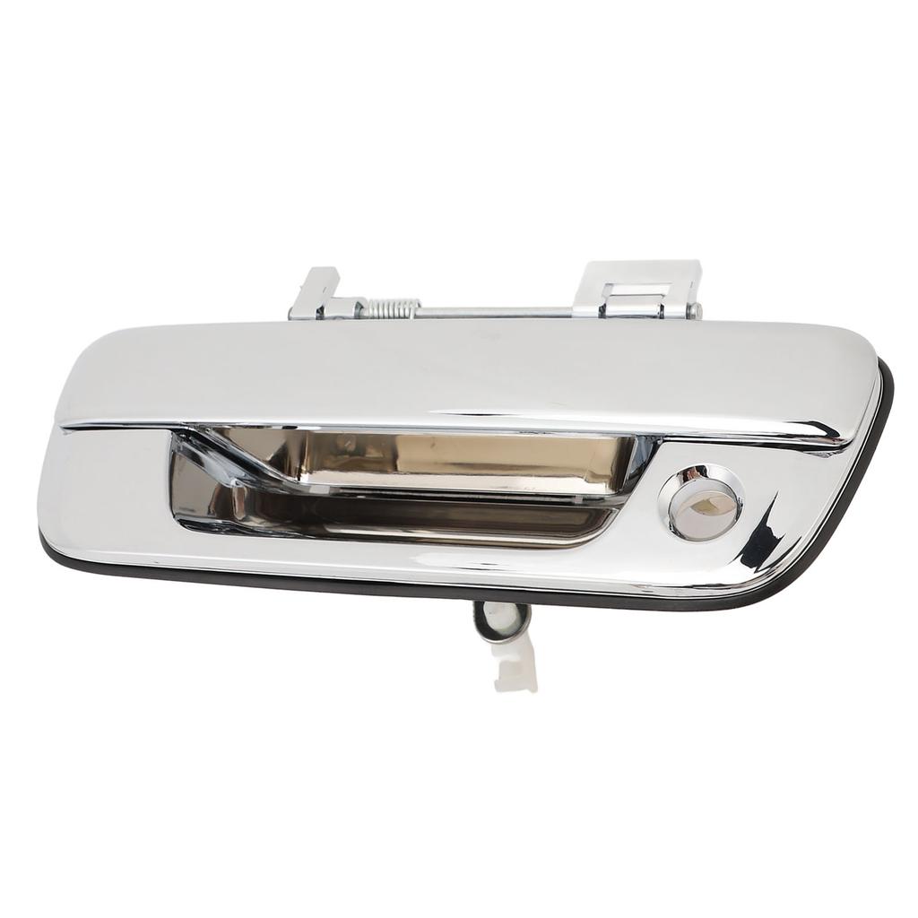 Rear Tail Gate Handle Solid Construction Tailgate Latch Handle Replacement for Isuzu D‑MAX 2002 To 2011 Chrome
