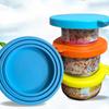 1 шт., универсальная крышка для хранения свежих продуктов, зоотоваров, кошачьего корма, собачьего корма, силиконовая крышка для банки для животных