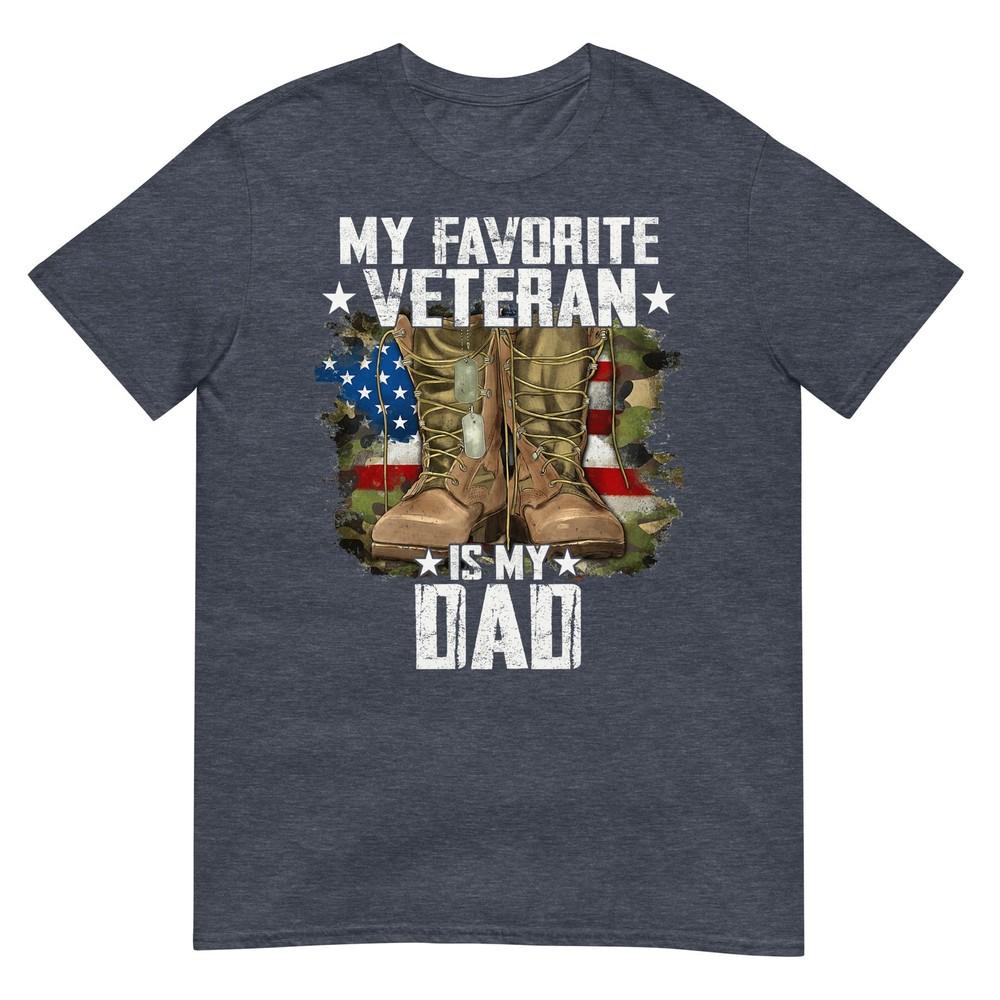 Father Veterans Day My Favorite Veteran Is My Dad For Kids Tshirt