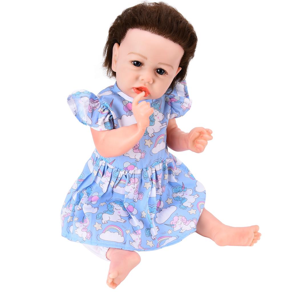 Кукла Rebirth Baby Doll, имитация новорожденного, размер 22 дюйма, реалистичная игрушка, полное тело, моющаяся кукла-девочка