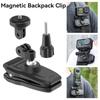 Магнитный зажим для рюкзака для Go Pro 13 12 11 Insta 360 X4 X3 DJI OSMO Action 5 Pro Держатель Крепление Магнитное Крепление Аксессуары