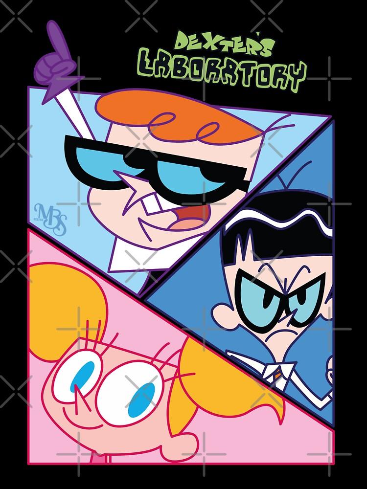 Dexter's Laboratory Silhouette design inspired by the Dexter's Laboratory cartoon Oversized T-Shirt
