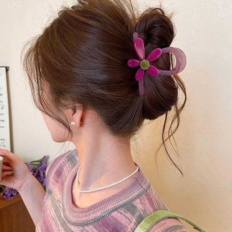 Large Flower Hair Claw Clip Non Slip for Women Thick Hair Perfect for Everyday