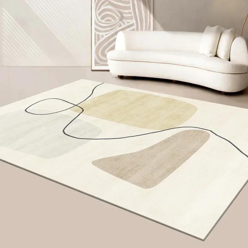 Скандинавский ковер для гостиной, простой и утолщенный диван, журнальный столик, ковер, прикроватные коврики для домашней спальни, домашний декор, автомобиль