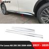 Для Lexus NX 250 350 350H 450H 2024 2025 Стальные Молдинги Боковой Двери Кузова Панели Двери Линия Декоративная Накладка Аксессуары