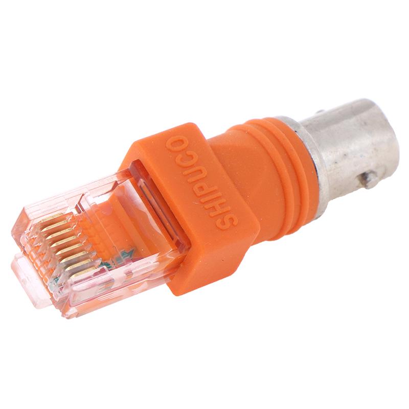 1 шт. BNC Female To Rj45 Male Coax Barrel Coupler Adapter