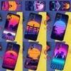 Синтвейв 80-х Ретро Неон вэйпорвейв Для Realme GT 7 Pro GT 6 5 6T 10 11 12 13 14 Pro Plus C61 C53 C51 C21Y C25S C75 C55 C67 Чехол