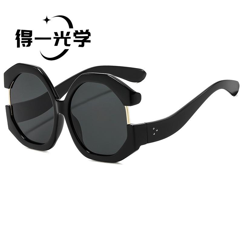 European and American fashion cat eye oversized sunscreen sunscreen sunglasses personalized color matching street sunglasses advanced sunglasses