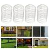4pc Aluminum Mesh Gutter Guards for Downpipe Leaf Debris and Mud Trap Covers Protecting Drain Pipes from Blockages