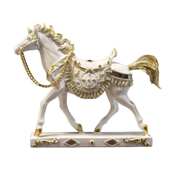 Реалистичная фигурка лошади, ручная работа, статуэтка пони из смолы, имитация скульптуры сельскохозяйственного животного, для дома, офиса, рабочего стола