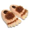 Men's Large Hobbit Plush Cotton Slippers - Cozy, Thick Bottom, New Warm Shoes for Home and Gifts