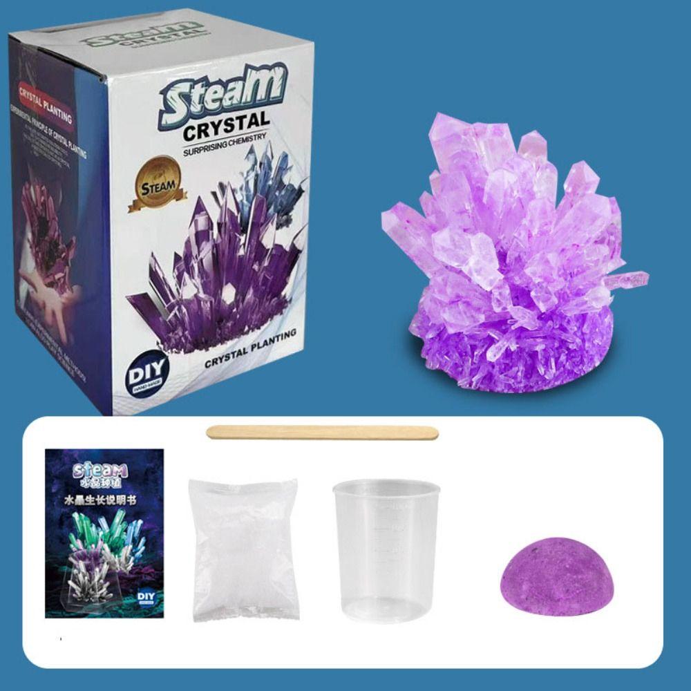 Grow a Crystal Science Experiments Toy Colored Crystals Crystal Making Kit Girls