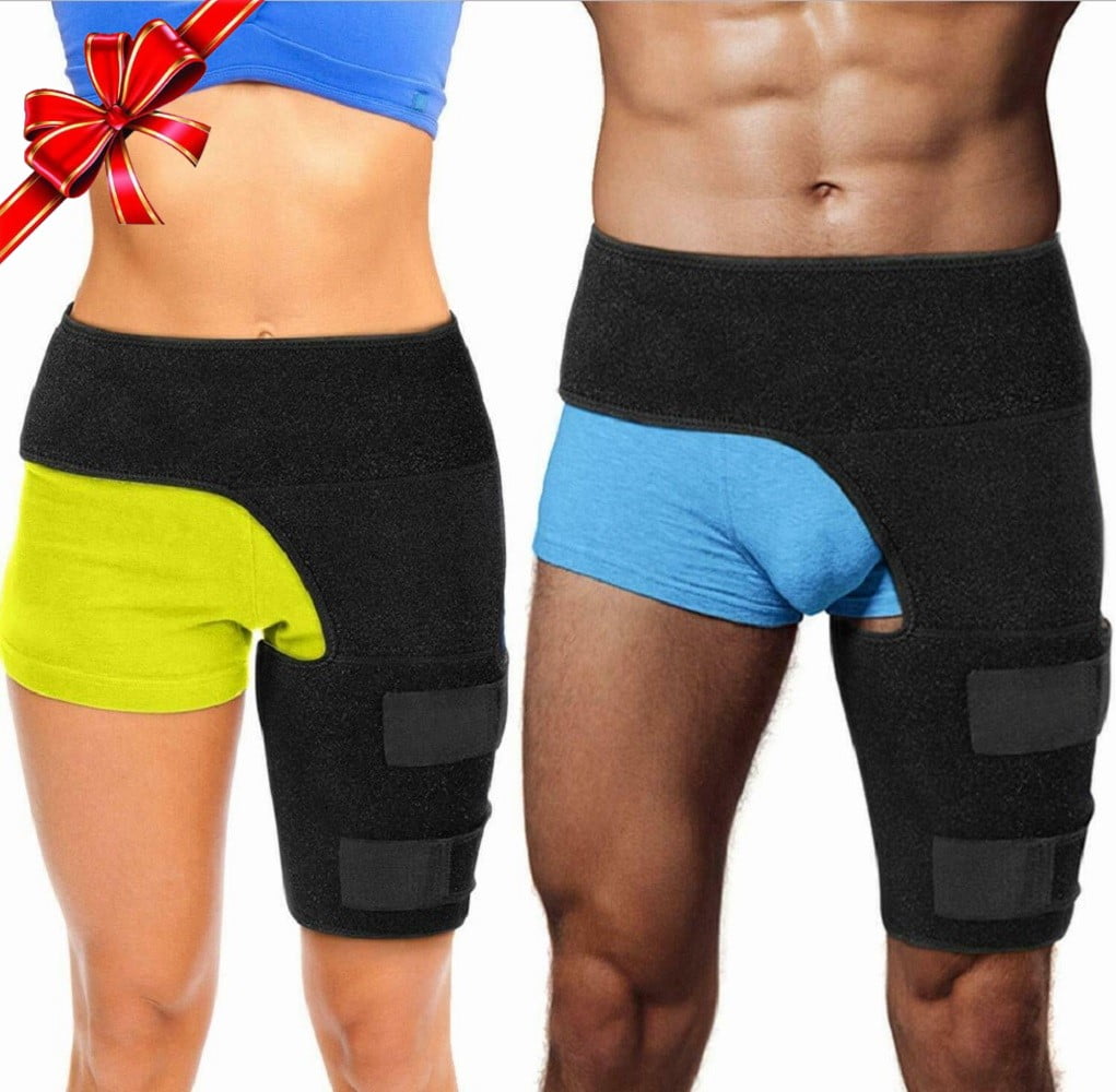 Sciatica Pain Relief - Hip Brace with Thigh Compression and Groin Support for Men & Women