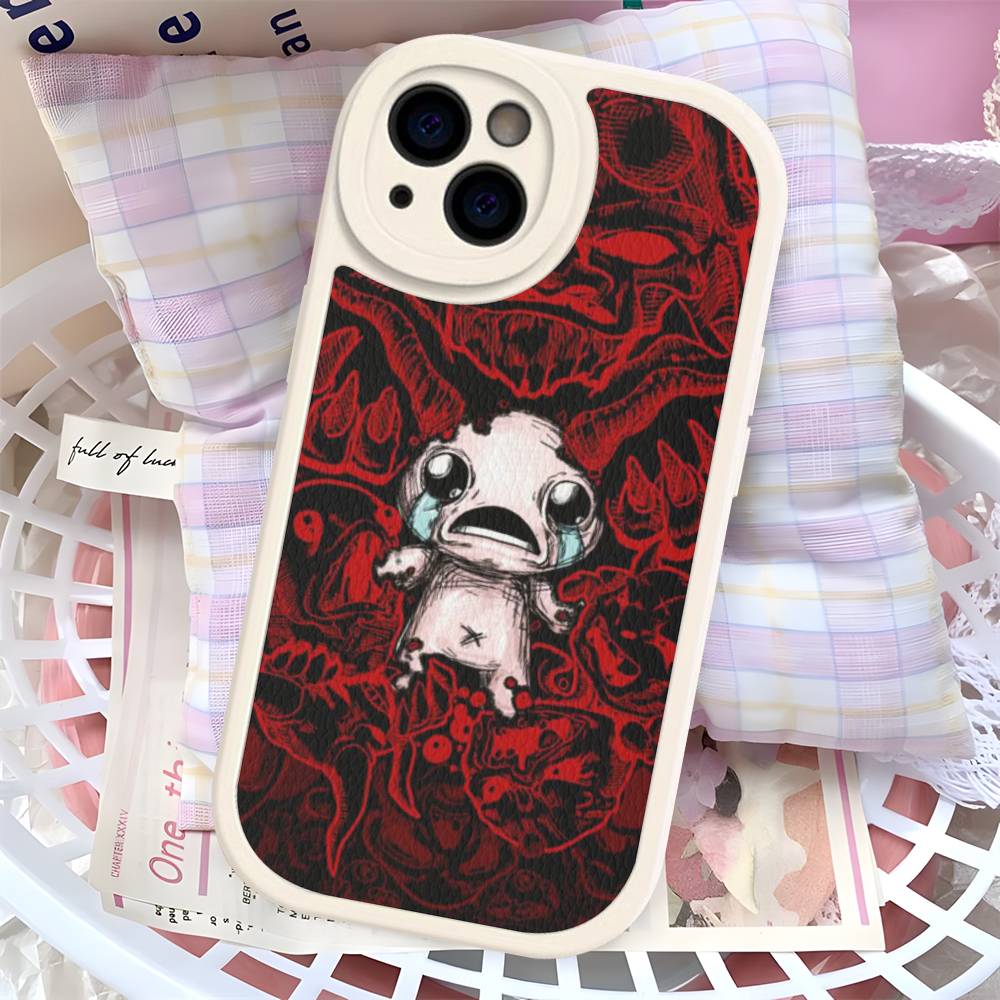 Чехол для телефона из кожи The Binding Of Isaac для iPhone 16 15 14 Plus 13 12 11 Pro Max