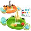 Platic Simulation Kitchen Sink Set Circulating Water Montessori Game Toy  Kids Toy