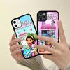 Милый Чехол-Телефонный Домик G-Gabbys D Для IPhone 17 16 Pro Max 11 12 13 14 15 Жесткий PC+TPU С Подставкой Задняя Крышка