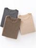 Women's Thick Cashmere Sweater - Round Neck, Loose Fit, Solid Color, Slimming Base Layer